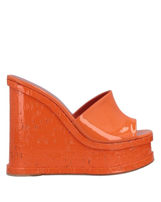 HAUS OF HONEY Orange Mules & Clogs