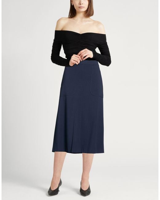 Jucca Blue Midi Skirt