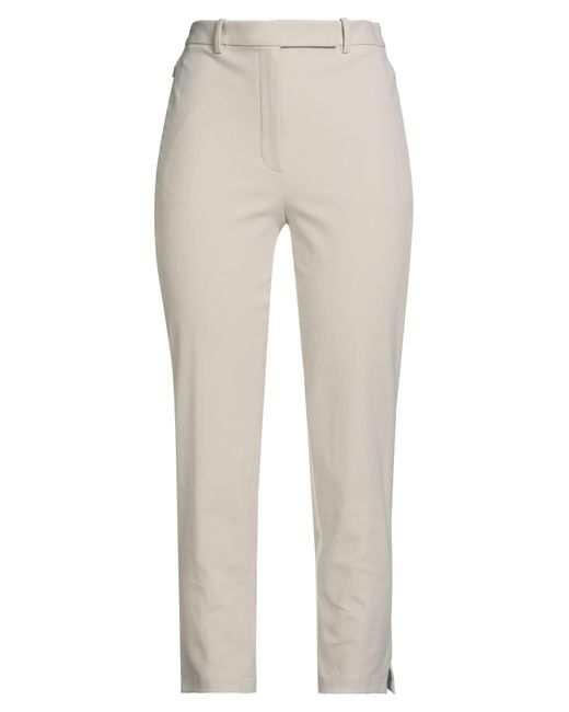 Theory White Pants Cotton, Nylon, Elastane