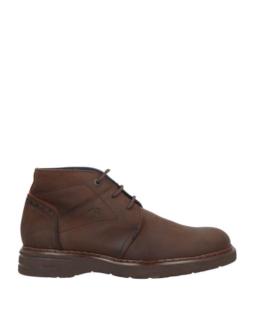 Fluchos Brown Ankle Boots for men