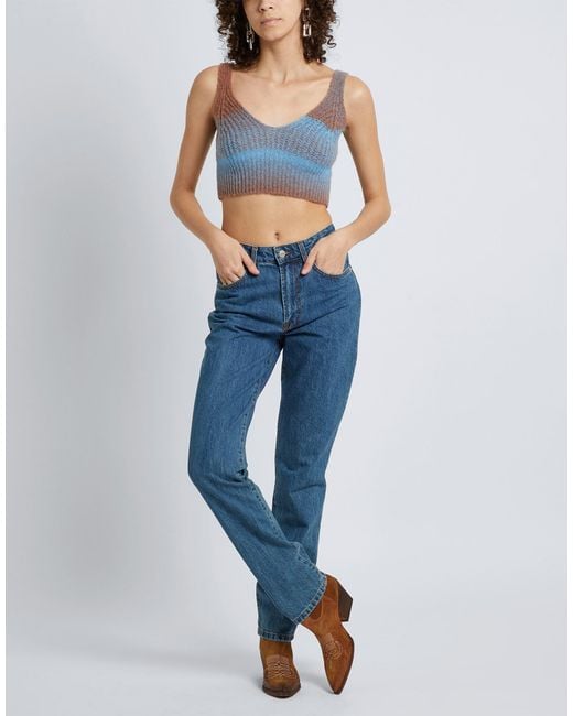 8 by YOOX Blue Denim Trousers