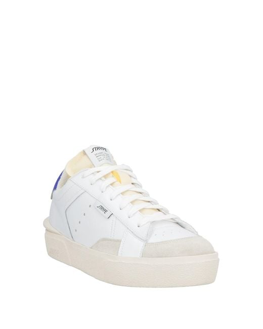 Strype White Sneakers Leather for men