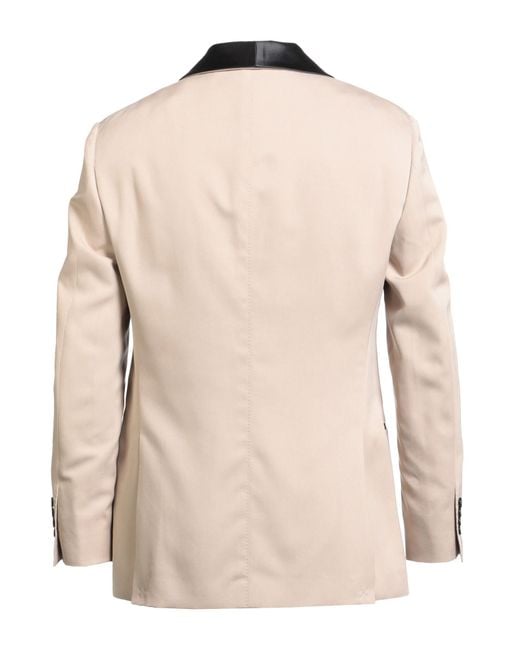 Brunello Cucinelli Natural Blazer Silk for men