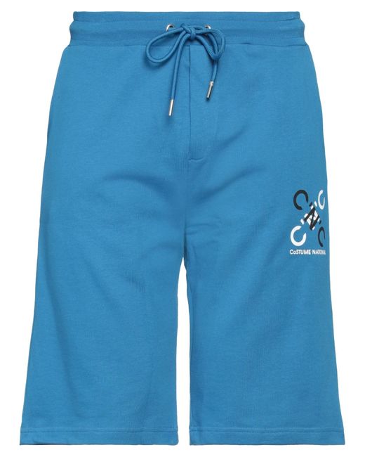 CoSTUME NATIONAL Blue Shorts & Bermuda Shorts Cotton for men