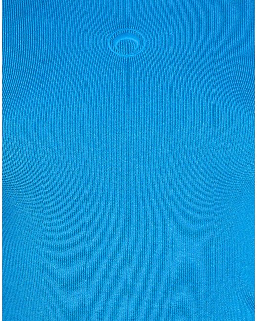 MARINE SERRE Blue Sweater Viscose, Elastane