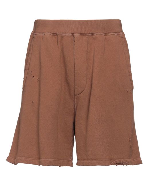 DSquared² Brown Shorts & Bermuda Shorts Cotton for men