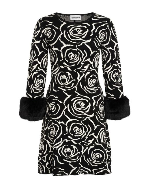 No Secrets Black Mini Dress