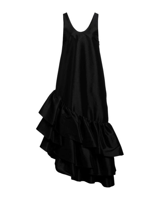 Kika Vargas Black Maxi Dress