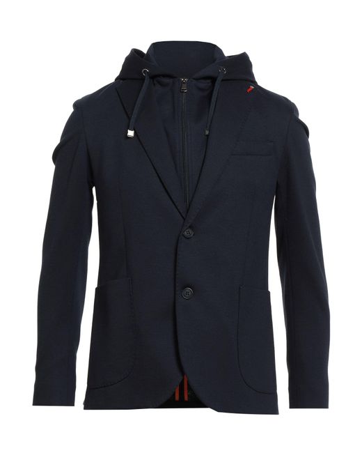 MULISH Blue Blazers for men