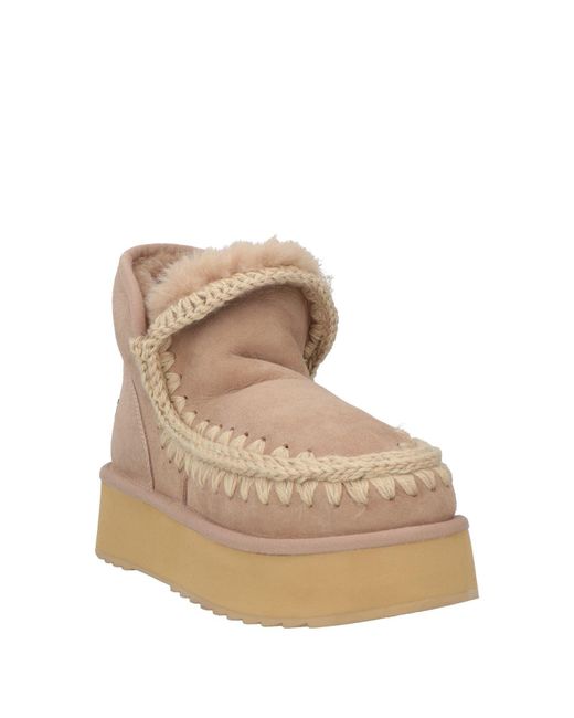 Mou Natural Ankle Boots