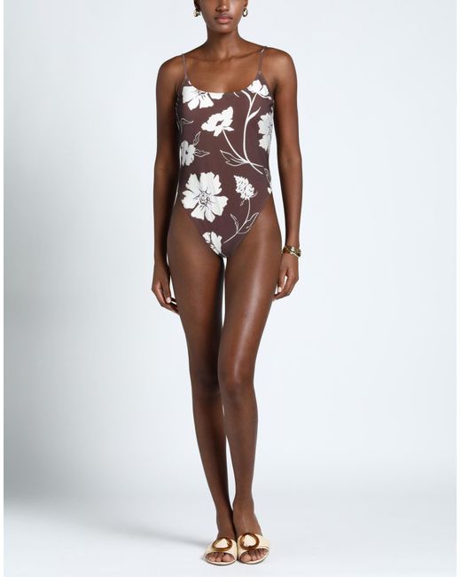 Tory Burch Brown One-piece Swimsuit