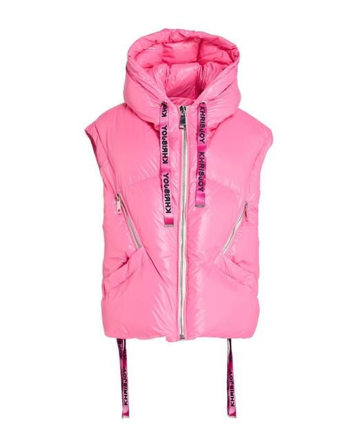 Khrisjoy Pink Vest Polyamide