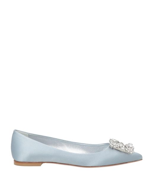 Roger Vivier Gray Ballet Flats