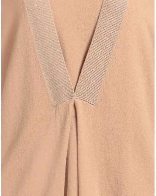 Gran Sasso Natural Sand Twin Set Virgin Wool, Viscose, Cashmere, Polyester, Textile Fibers