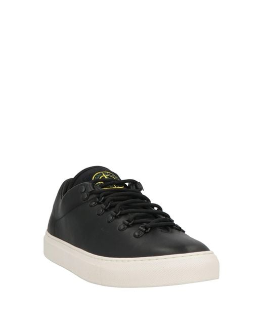 Stone Island Black Trainers for men