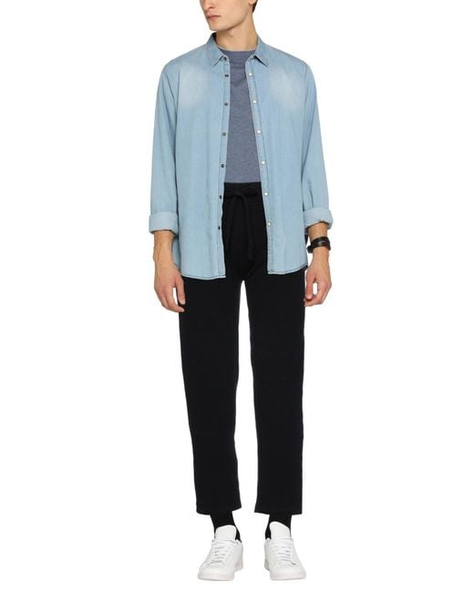 Roberto Collina Black Trouser for men