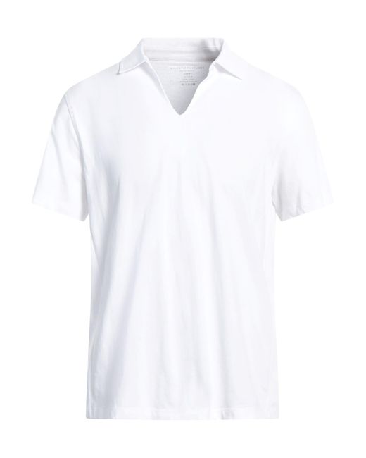 Majestic Filatures White Polo Shirt for men