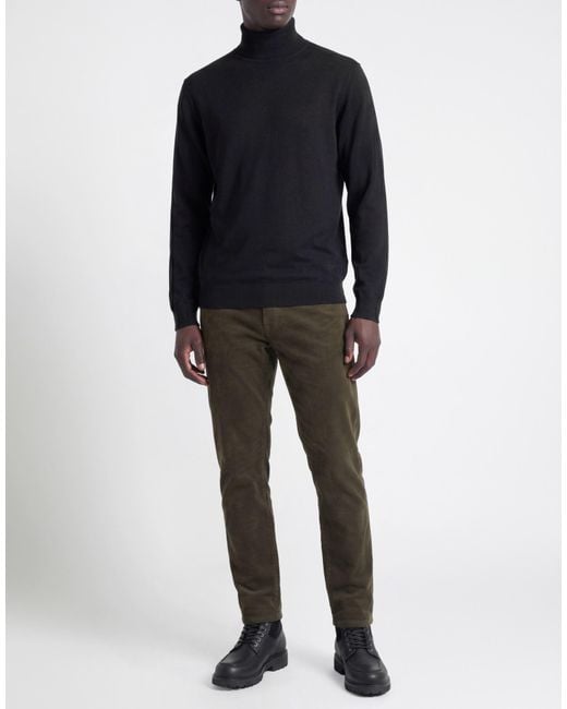 Woolrich Black Turtleneck for men