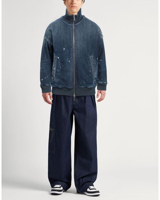 DSquared² Blue Denim Outerwear for men