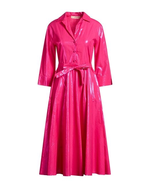 Jucca Pink Midi Dress