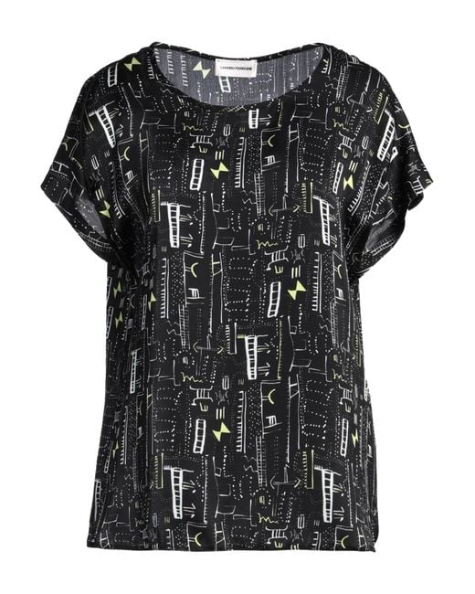 Sandro Ferrone Black Top Polyester