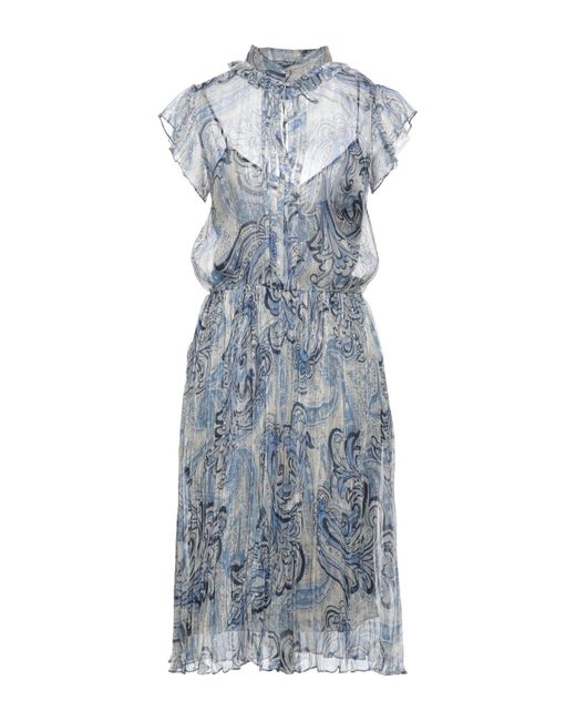 Les Copains Blue Midi Dress