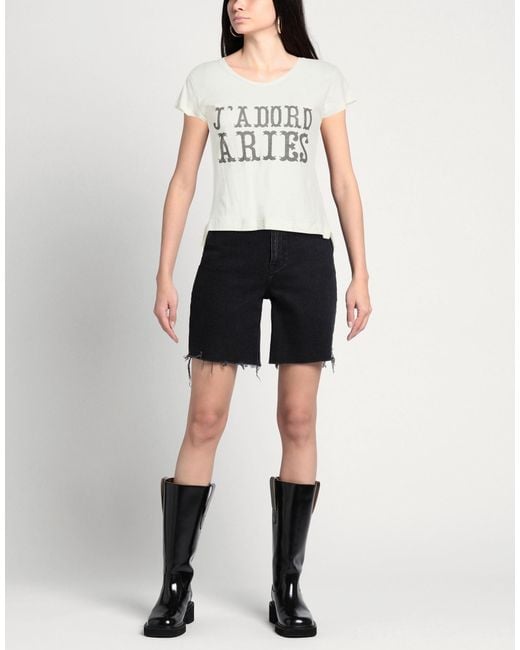 Aries White T-Shirt