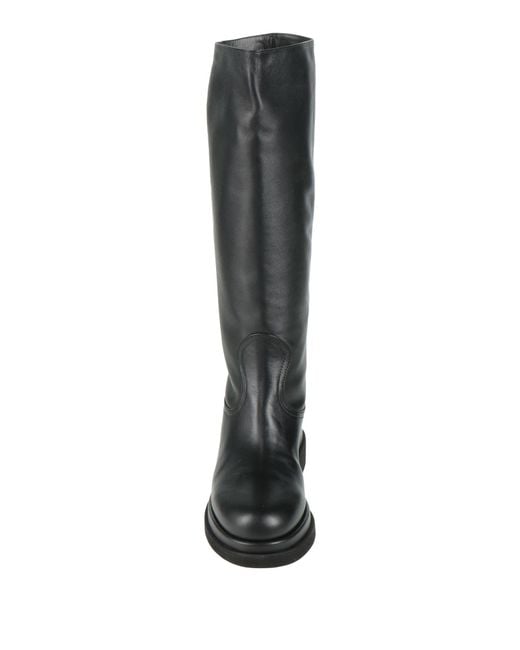 Paloma Barceló Black Boot Leather