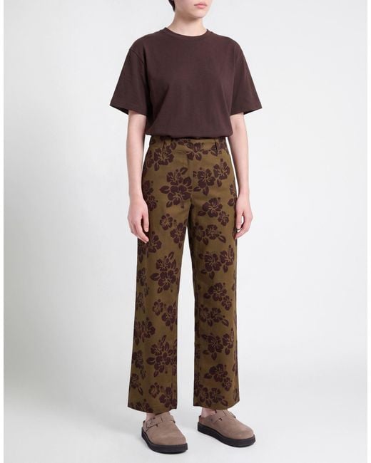 Aspesi Brown Pants Cotton
