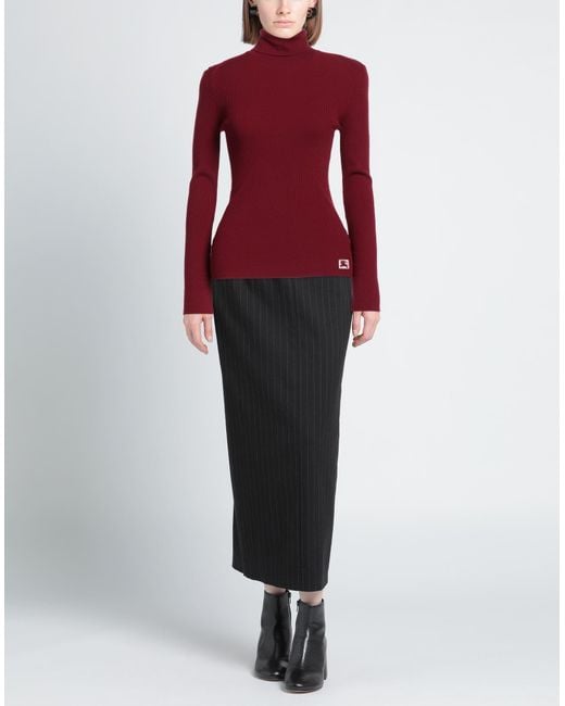 Burberry Red Turtleneck