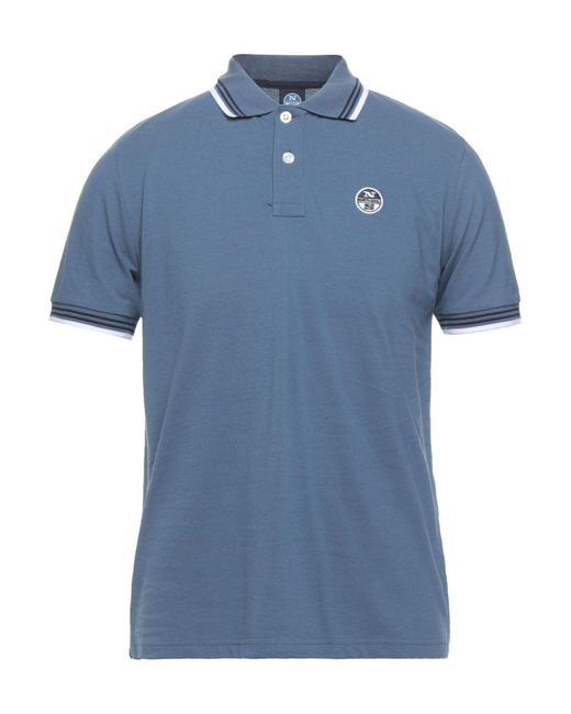 North Sails Polo Shirt in Slate Blue (Blue) for Men - Lyst