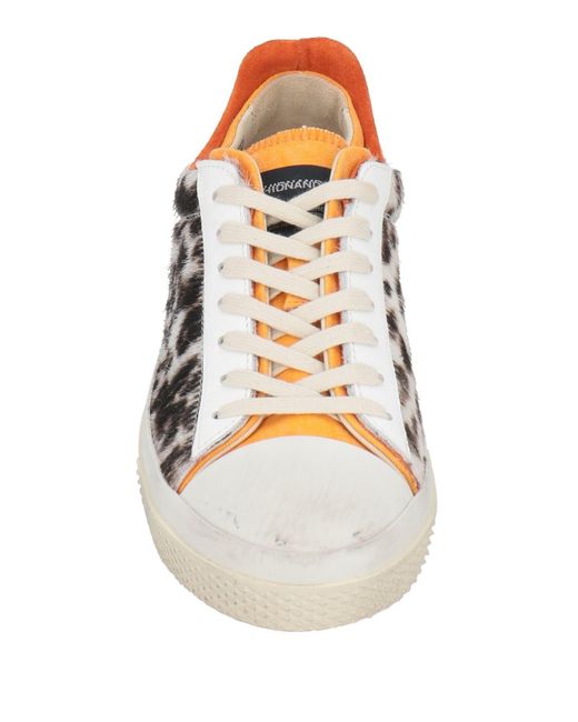 HIDNANDER White Sneakers Leather for men