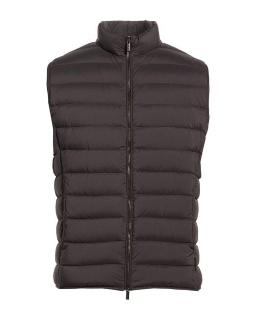 Moorer Gray Vest Polyamide, Polyurethane for men