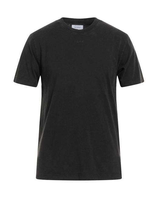 Off White Rücken Pfeil Supermond gedrucktes T -Shirt Off-White c/o Virgil Abloh pour homme en coloris Black