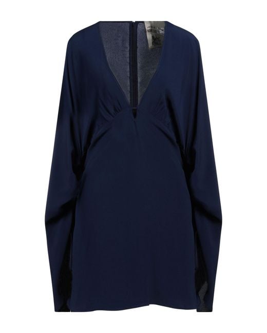 Semicouture Blue Mini Dress
