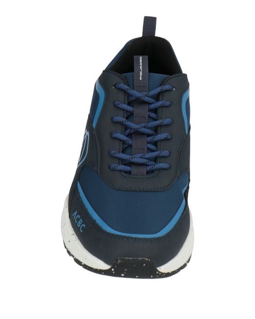 MSGM Blue Sneakers Leather for men