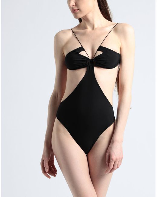 Amazuìn Black One-piece Swimsuit
