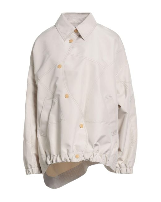 Khrisjoy White Jacket Polyester