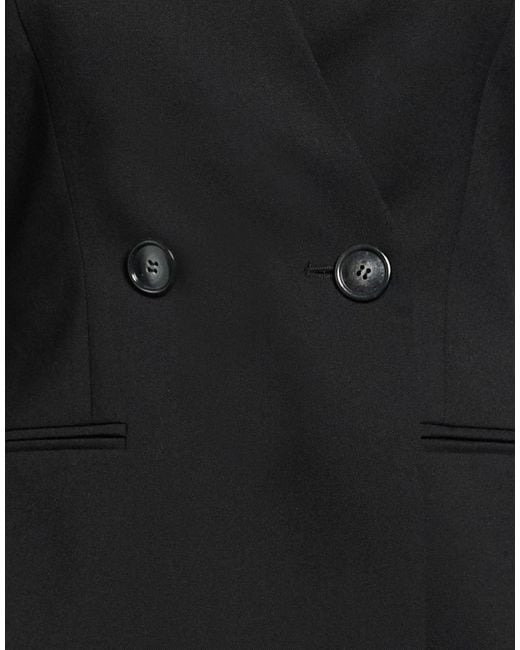 ANDAMANE Black Blazer Polyester, Virgin Wool, Elastane