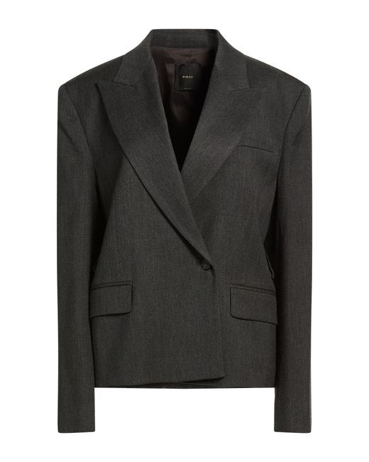 Pinko Black Blazer Wool, Polyester, Viscose, Elastane