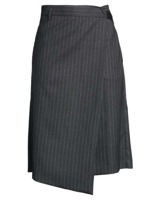 True Royal Gray Charcoal Shorts & Bermuda Shorts Polyester, Virgin Wool, Elastane