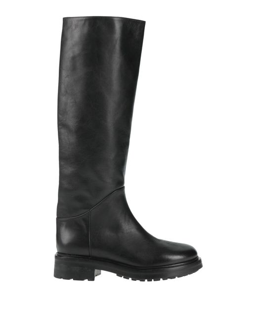 Elena Iachi Black Boot Leather
