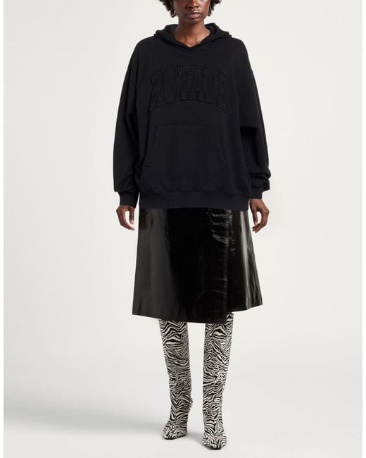 ROTATE BIRGER CHRISTENSEN Black Sweatshirt