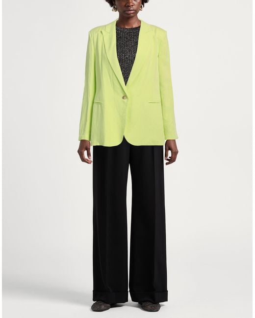 ViCOLO Green Blazer Viscose, Linen