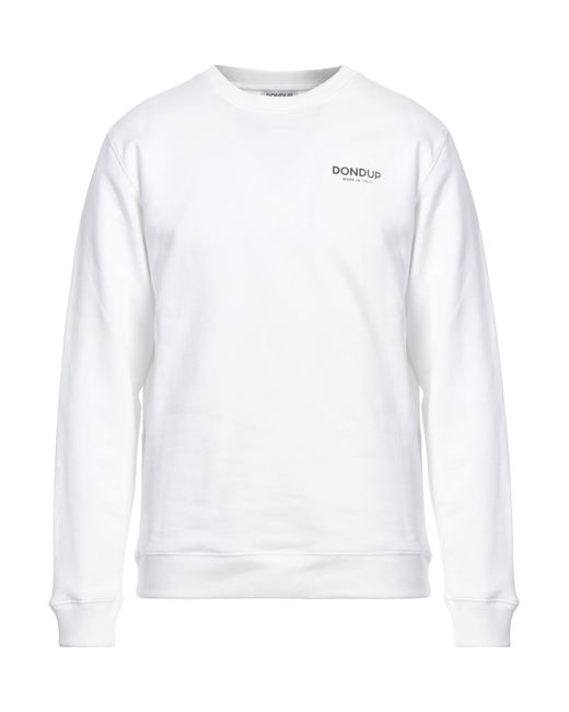 Felpa di Dondup in White da Uomo