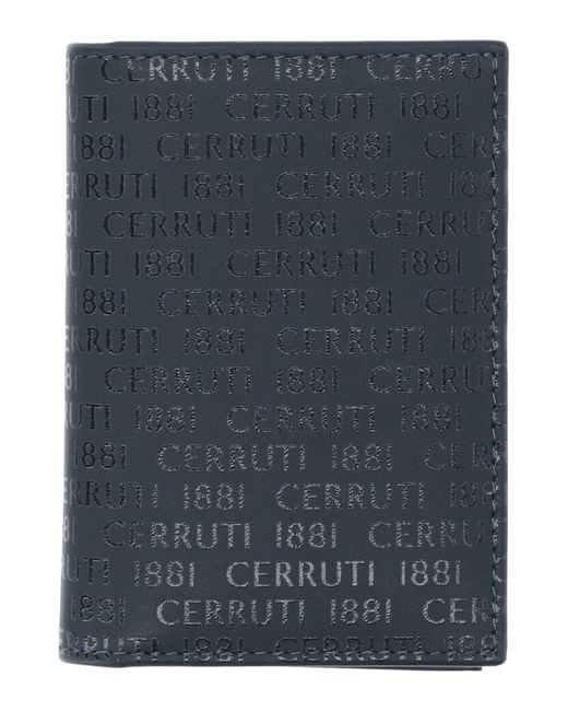 Cerruti 1881 Blue Midnight Document Holder Soft Leather for men