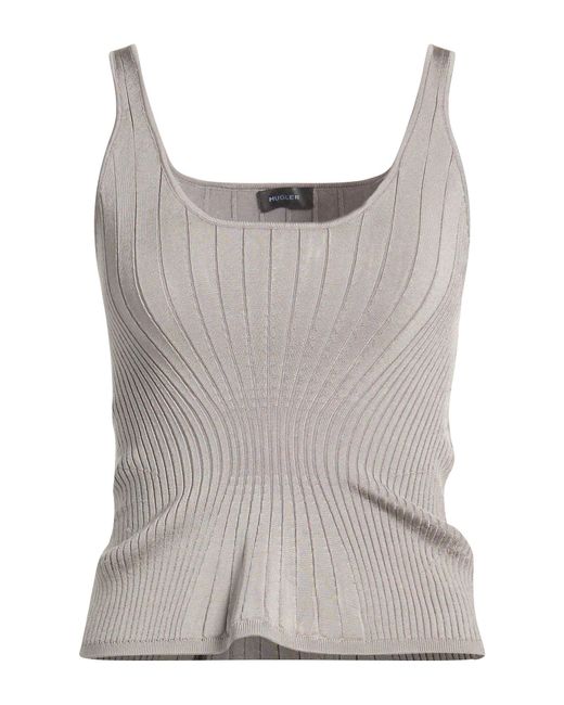 Mugler Gray Top