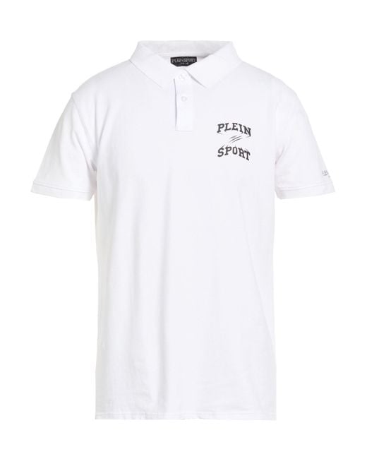 Polo Philipp Plein de hombre de color White