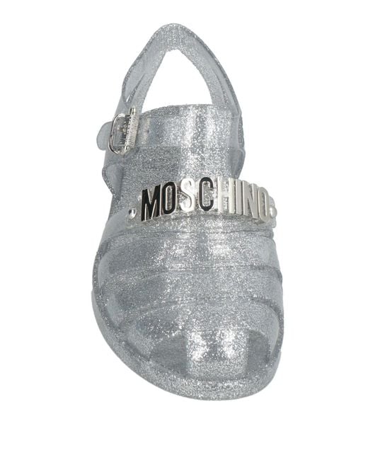 Moschino White Sandals