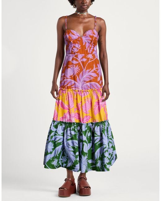 Farm Rio White Midi Dresses
